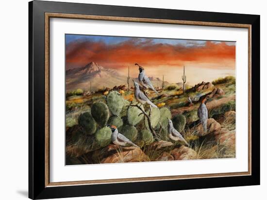 Sunset in Spring-Trevor V. Swanson-Framed Giclee Print