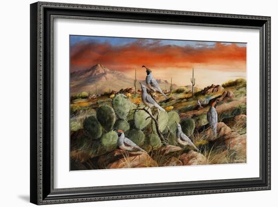 Sunset in Spring-Trevor V. Swanson-Framed Giclee Print