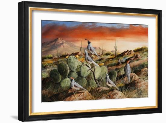 Sunset in Spring-Trevor V. Swanson-Framed Giclee Print