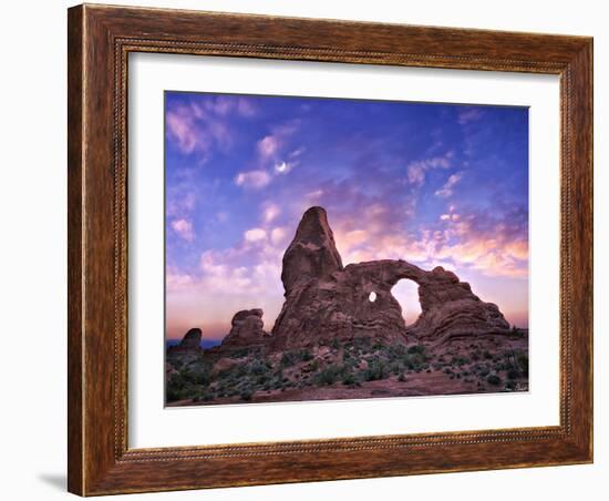 Sunset in the Desert I-David Drost-Framed Photographic Print