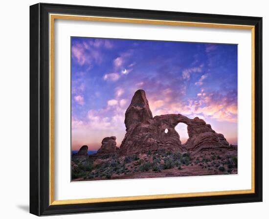 Sunset in the Desert I-David Drost-Framed Photographic Print