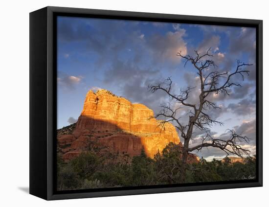 Sunset in the Desert II-David Drost-Framed Premier Image Canvas