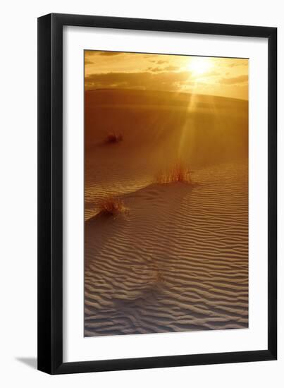 Sunset In the Desert-Tony Craddock-Framed Photographic Print