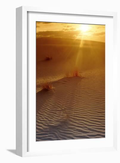 Sunset In the Desert-Tony Craddock-Framed Photographic Print