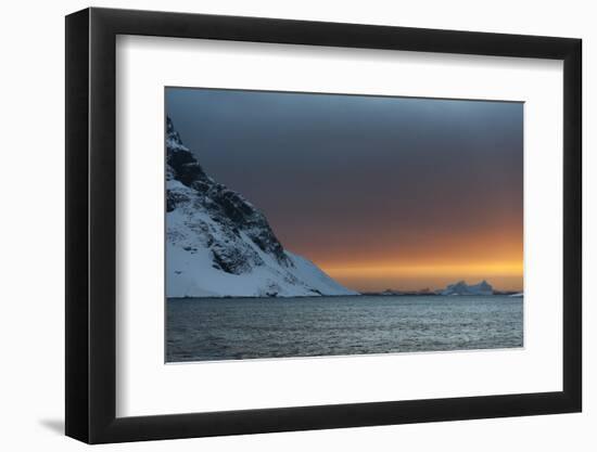 Sunset in the Lemaire Channel, Antarctica, Polar Regions-Sergio Pitamitz-Framed Photographic Print