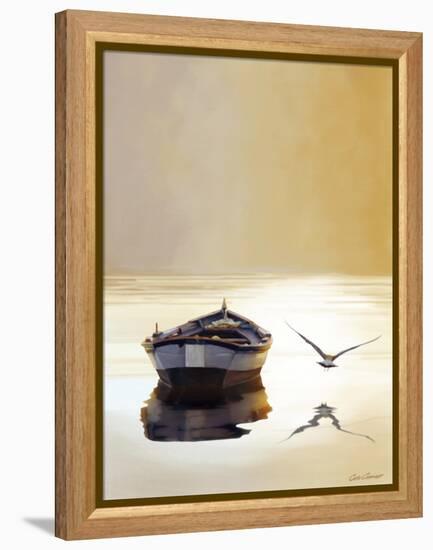 Sunset in the Pier-Carlos Casamayor-Framed Premier Image Canvas