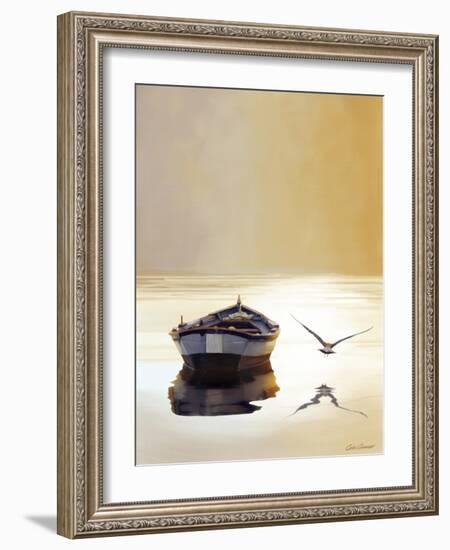 Sunset in the Pier-Carlos Casamayor-Framed Giclee Print