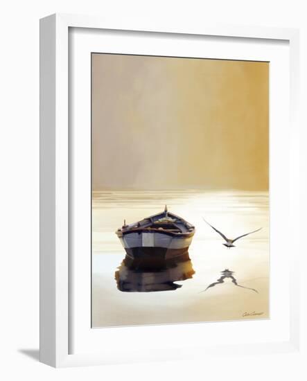 Sunset in the Pier-Carlos Casamayor-Framed Giclee Print