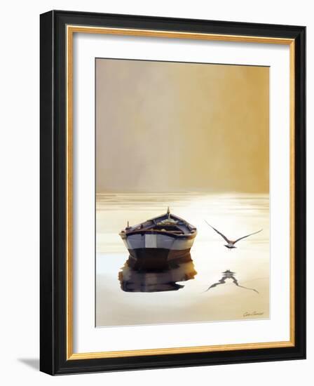 Sunset in the Pier-Carlos Casamayor-Framed Giclee Print