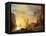 Sunset in the Rockies-Albert Bierstadt-Framed Premier Image Canvas