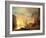 Sunset in the Rockies-Albert Bierstadt-Framed Giclee Print