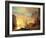 Sunset in the Rockies-Albert Bierstadt-Framed Giclee Print