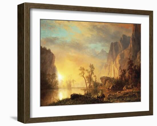 Sunset in the Rockies-Sir William Beechey-Framed Giclee Print