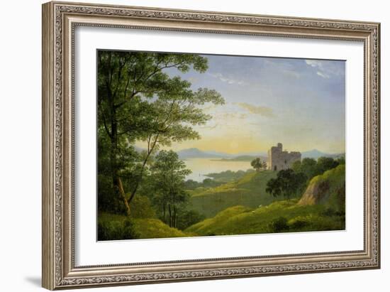 Sunset in the Western Highlands, C.1820-John Knox-Framed Giclee Print