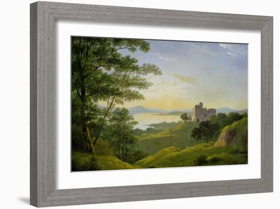 Sunset in the Western Highlands, C.1820-John Knox-Framed Giclee Print