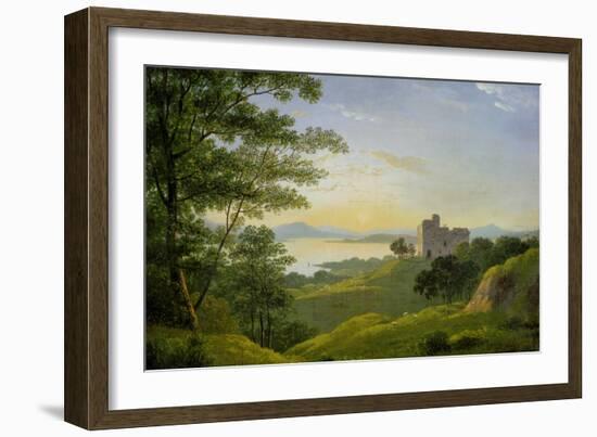 Sunset in the Western Highlands, C.1820-John Knox-Framed Giclee Print