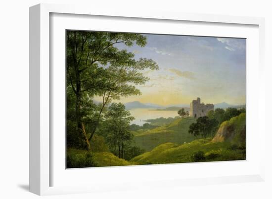 Sunset in the Western Highlands, C.1820-John Knox-Framed Giclee Print