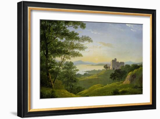 Sunset in the Western Highlands, C.1820-John Knox-Framed Giclee Print