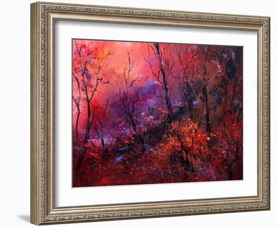 Sunset In The Wood-Pol Ledent-Framed Art Print