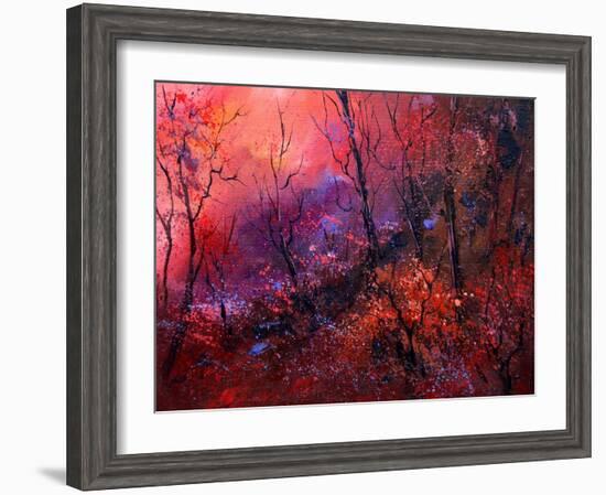 Sunset In The Wood-Pol Ledent-Framed Art Print