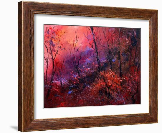 Sunset In The Wood-Pol Ledent-Framed Art Print