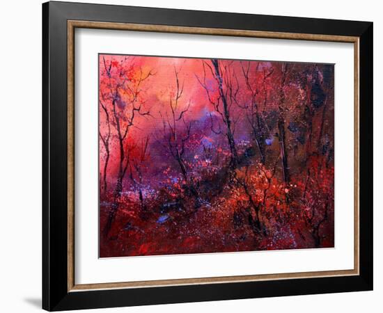 Sunset In The Wood-Pol Ledent-Framed Art Print