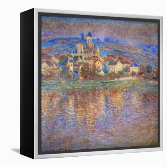 Sunset in Vetheuil, 1900-Claude Monet-Framed Premier Image Canvas