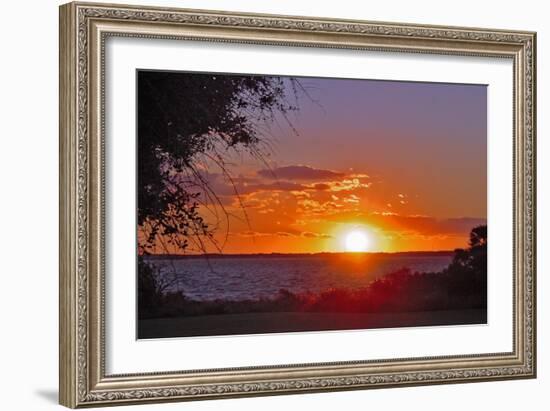 Sunset in Williamsburg, Cobham Bay-Martina Bleichner-Framed Art Print