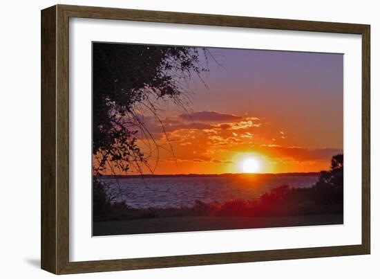 Sunset in Williamsburg, Cobham Bay-Martina Bleichner-Framed Art Print