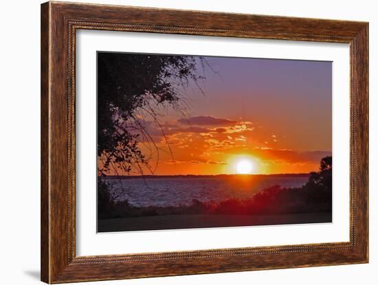 Sunset in Williamsburg, Cobham Bay-Martina Bleichner-Framed Art Print