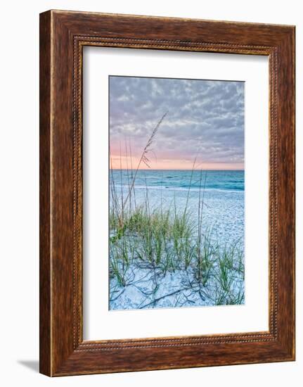 Sunset Invitation-Mary Lou Johnson-Framed Photo