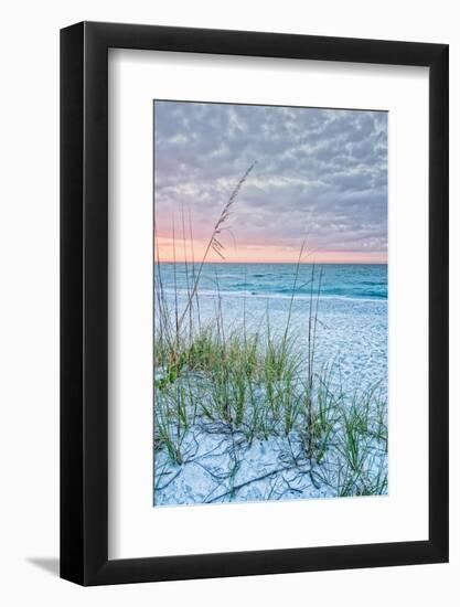 Sunset Invitation-Mary Lou Johnson-Framed Photo