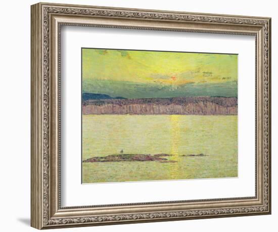 Sunset Ironbound, Mount Desert, Massachusetts, 1896-Childe Hassam-Framed Giclee Print