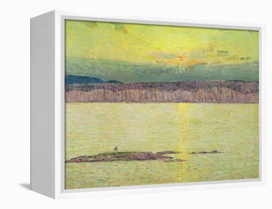 Sunset Ironbound, Mount Desert, Massachusetts, 1896-Childe Hassam-Framed Premier Image Canvas