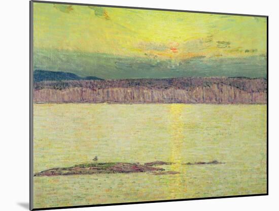 Sunset Ironbound, Mount Desert, Massachusetts, 1896-Childe Hassam-Mounted Giclee Print