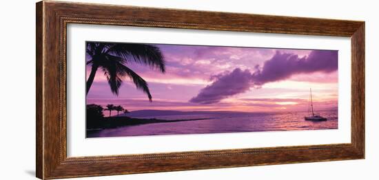 Sunset Kapala Bay Maui Hi USA-null-Framed Photographic Print