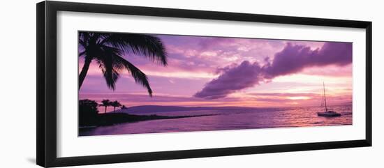 Sunset Kapala Bay Maui Hi USA-null-Framed Photographic Print