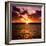 Sunset Key West - Florida-Philippe Hugonnard-Framed Photographic Print