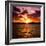 Sunset Key West - Florida-Philippe Hugonnard-Framed Photographic Print