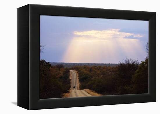 Sunset, Kruger National Park, South Africa, Africa-Christian Kober-Framed Premier Image Canvas