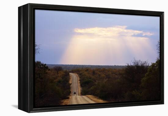 Sunset, Kruger National Park, South Africa, Africa-Christian Kober-Framed Premier Image Canvas