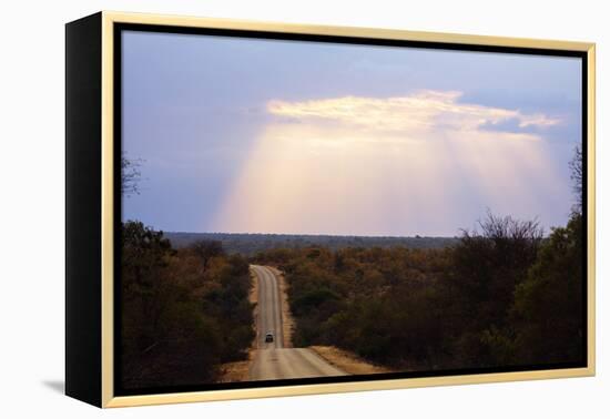 Sunset, Kruger National Park, South Africa, Africa-Christian Kober-Framed Premier Image Canvas