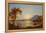 Sunset, Lake George, New York, 1867-Jasper Francis Cropsey-Framed Premier Image Canvas