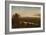 Sunset Landscape, 1851 (Oil on Canvas)-John Frederick Kensett-Framed Giclee Print