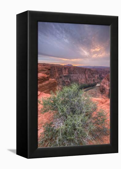 Sunset Landscape By The Colorado River, Page Arizona-Vincent James-Framed Premier Image Canvas