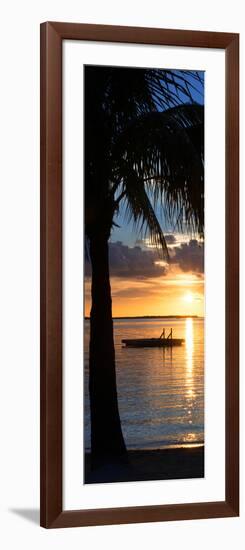 Sunset Landscape with Floating Platform - Miami - Florida-Philippe Hugonnard-Framed Photographic Print