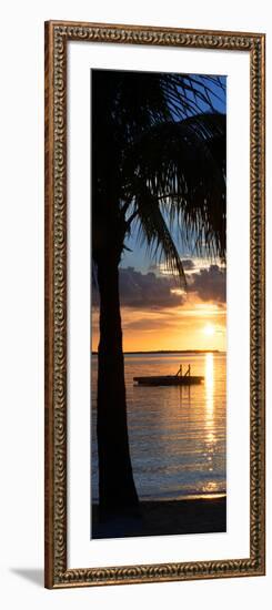 Sunset Landscape with Floating Platform - Miami - Florida-Philippe Hugonnard-Framed Photographic Print