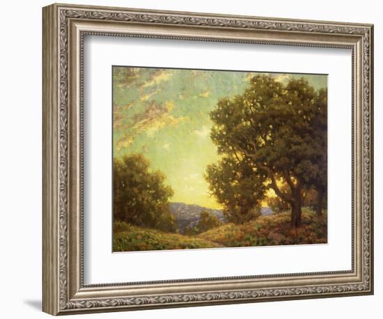 Sunset Landscape-Granville Redmond-Framed Art Print