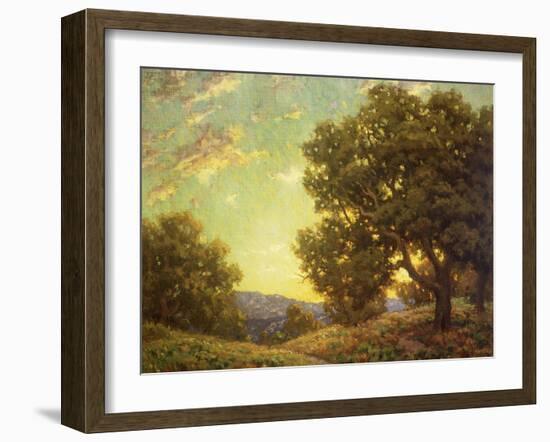 Sunset Landscape-Granville Redmond-Framed Art Print