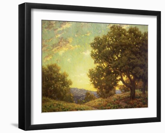 Sunset Landscape-Granville Redmond-Framed Art Print